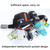 Tanluhu FK389 Outdoor Sports Waist Bag Multi-Purpose Running Water Bottle Bag Riding Carrying Case, Size: 2L(Blue)