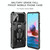 For Xiaomi Redmi K40 / K40 Pro Armor Warrior Shockproof PC + TPU Protective Case(Red)