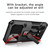For Xiaomi Redmi K40 / K40 Pro Armor Warrior Shockproof PC + TPU Protective Case(Red)