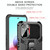 For Xiaomi Redmi K40 / K40 Pro Armor Warrior Shockproof PC + TPU Protective Case(Red)