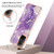 For Xiaomi Redmi Note 12S 4G Electroplating Marble Dual-side IMD Phone Case(Purple 002)