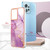 For Xiaomi Redmi Note 12 4G Global Electroplating Marble Dual-side IMD Phone Case(Purple 001) For Xiaomi Redmi Note 12 4G Global Electroplating Marble Dual-side IMD Phone Case(Purple 001)