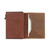 Anti-Theft Positioning Wallet Men Card Holder Mini Wallets For Airtag(Cowhide Dark Brown)