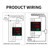 D52-2058 Wattmeter Din rail Volt Current Meter, Specification: AC80-300V Built-in CT D52-2058 Wattmeter Din rail Volt Current Meter, Specification: AC80-300V Built-in CT