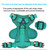 Pet Vest Harness + Traction Rope Set Reflective Breathable Dog Cat Harness, Size: L(Gray)