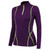 Plus Velvet Long-sleeved Yoga Sportswear for Women (Color:Purple Size:L)