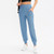 Autumn And Winter Loose Sports Trousers For Ladies (Color:Fog Blue Size:XXL)