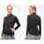 Autumn And Winter Zipper Long-sleeved Sports Jacket for Ladies (Color:Black Size:XL) Autumn And Winter Zipper Long-sleeved Sports Jacket for Ladies (Color:Black Size:XL)
