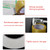 12 PCS 45mm Width 15mm Thickness Package Sealing Packing Tape Roll Sticker(Clear White)
