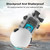 For Insta360 X3 PULUZ Invisible Dive Case Lens Guard Silicone Protective Cover (White)