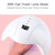 36W UV Led Lamp Nail Dryer 12 Leds for Nail Machine Curing 30s/60s/99s Timer USB Connector(White) 36W UV Led Lamp Nail Dryer 12 Leds for Nail Machine Curing 30s/60s/99s Timer USB Connector(White)