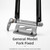 CYCLINGBOX BG-0171 Bike Aluminum Portable Quick-Removal Front Fork Fixed Frame Rear Hanging Frame Car Top Fixture Equipment(Red)