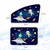 Automobile Sunshade Car Windows Sun Protection And Heat Insulation Magnetic Telescopic Side Curtains(Underwater Adventure Co-driver)