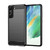 For Samsung Galaxy S21 FE Brushed Texture Carbon Fiber TPU Case(Black)
