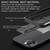 For iPhone 12 Pro Max iPAKY MG Series Carbon Fiber Texture Shockproof TPU+ Transparent PC Case(Black)