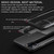 For iPhone 11 iPAKY MG Series Carbon Fiber Texture Shockproof TPU+ Transparent PC Case (Black)