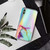 For iPhone XS Max Laser Marble Pattern Clear TPU Shockproof Protective Case(Green)