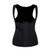 U-neck Breasted Body Shapers Vest Weight Loss Waist Shaper Corset, Size:XL(Black)
