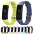 For Honor Band 4 / 5 MIJOBS Breathable Silicone Watch Band with Hole(Army Green)