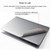  For MacBook Pro 13.3 inch A2159 (2019) (with Touch Bar) 4 in 1 Upper Cover Film + Bottom Cover Film + Full-support Film + Touchpad Film Laptop Body Protective Film Sticker(Apple Silver)