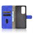 For OPPO Find X3 Neo Solid Color Skin Feel Magnetic Buckle Horizontal Flip Calf Texture PU Leather Case with Holder & Card Slots & Wallet(Blue)