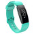 For Fitbit Inspire / Inspire HR Glossy Surface Silicone  Watch Band, Size:S(Lake Blue)