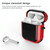 Wireless Earphones Shockproof Thunder Mecha TPU Protective Case For AirPods 1/2(White)