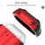 Wireless Earphones Shockproof King Kong Armor Silicone Protective Case For AirPods 1/2(Red)