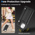 For iPhone 15 Shockproof Leather Phone Case with Wrist Strap(Black)