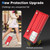 For Samsung Galaxy S23 Ultra Shockproof Leather Phone Case with Wrist Strap(Red)