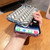 For iPhone 14 Pro Woven Grid 3D Electroplating Laser Engraving Phone Case(Rose Red)