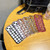 For iPhone 13 Pro 3D Grid Phone Case(Gold)
