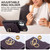 For iPhone 11 Rhombic Texture Card Bag Phone Case with Long Lanyard(Dark Purple)