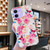 For iPhone 12 IMD Shell Pattern TPU Phone Case(Butterfly Flower)