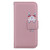 For iPhone 13 Cartoon Buckle Horizontal Flip Leather Phone Case(Pink)