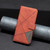 For iPhone 15 Magnetic Buckle Rhombus Texture Leather Phone Case(Brown)