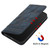 For iPhone 15 Plus Football Texture Magnetic Leather Flip Phone Case(Dark Blue)
