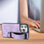 For iPhone 14 Pro Max Wristband Holder Leather Back Phone Case(Purple)