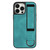 For iPhone 12 Pro Max Wristband Holder Leather Back Phone Case(Green) For iPhone 12 Pro Max Wristband Holder Leather Back Phone Case(Green)