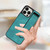 For iPhone 12 Pro Max Wristband Holder Leather Back Phone Case(Green) For iPhone 12 Pro Max Wristband Holder Leather Back Phone Case(Green)