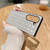 For Samsung Galaxy Z Fold5 5G Woven Texture Folding Phone Case(Grey)