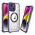 For iPhone 15 Double-sided Non-slip PC+TPU Magsafe Magnetic Phone Case(Dark Purple)