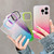 For iPhone 11 Double Sided IMD Gradient Glitter PC Phone Case(Blue)