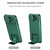 For iPhone 15 Plus Stereoscopic Holder Sliding Camshield Phone Case(Green)