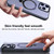For iPhone 11 Pro Max Multifunctional MagSafe Holder Phone Case(Grey)