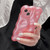 For iPhone 15 Pro Max Wave Bubbles TPU Phone Case(Pearlescent Pink)