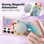 For Samsung Galaxy S22 Ultra 5G Marble Pattern Dual-side IMD Magsafe TPU Phone Case(Dream Butterfly)