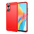 For OPPO A78 4G Brushed Texture Carbon Fiber TPU Phone Case(Red)