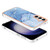 For Samsung Galaxy S23 FE 5G Electroplating Marble Dual-side IMD Phone Case(Blue 018)