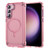 For Samsung Galaxy S22+ 5G Skin Feel TPU + PC MagSafe Magnetic Phone Case(Transparent Pink)